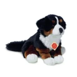 Hermann Teddy Peluche Chien Bouvier Bernois Assis 29 Cm