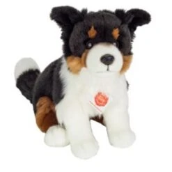 Hermann Teddy 91956 Peluche Border Collie Tri-Color Assis 30 Cm