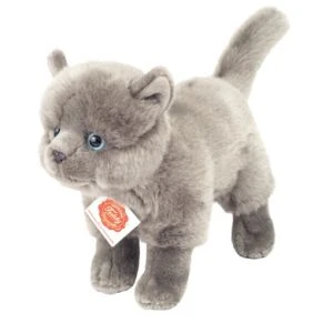 Hermann Teddy Chat Kartäuser Debout Peluche Gris Foncé 20 Cm 1 Hermann Teddy Chat Kartäuser Debout Peluche Gris Foncé 20 Cm