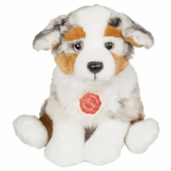 HERMANN® Teddy Peluche Chiot Berger Australien Assis 22 Cm