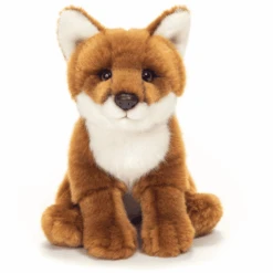 HERMANN® Teddy Peluche Renard Assis, 20 Cm