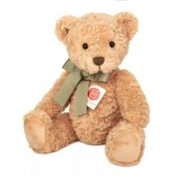 Peluches Rêve Promos Teddy HERMANN -Peluches Rêve Promos Teddy HERMANN ours en peluche articule beige 37 cm 1