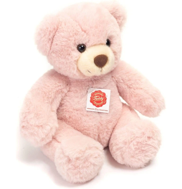 Ours En Peluche Vieux Rose - 30 Cm 1 Ours En Peluche Vieux Rose - 30 Cm