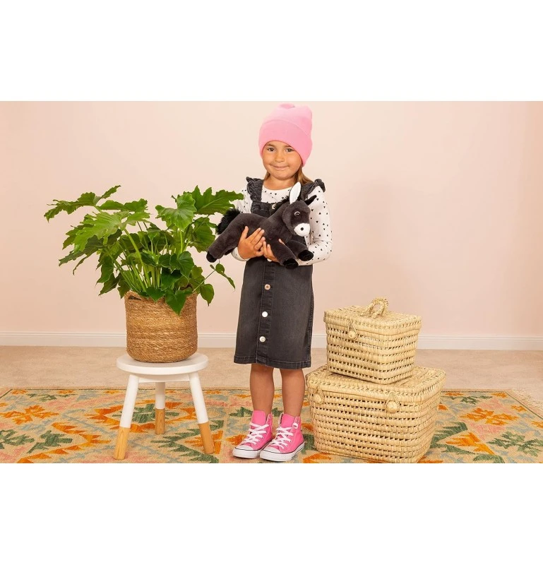 Peluche âne Couche - 34 Cm 2 Peluche âne Couche - 34 Cm – Image 2