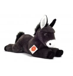 Peluche âne Couche - 34 Cm