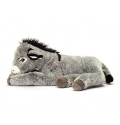 Peluche âne Couché - 50 Cm -Peluches Rêve Promos Teddy HERMANN peluche ane couche 50 cm 2
