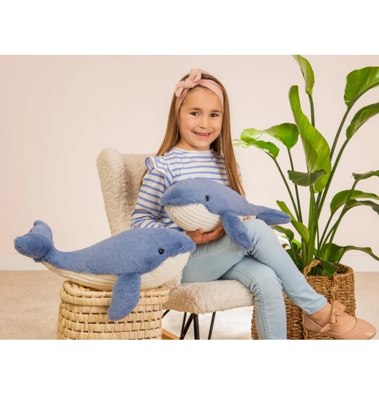 Peluche Baleine Waltraud - 44 Cm 2 Peluche Baleine Waltraud - 44 Cm – Image 2