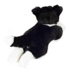 Peluche Border Collie Couché - 45 Cm -Peluches Rêve Promos Teddy HERMANN peluche border collie couche 45 cm 3