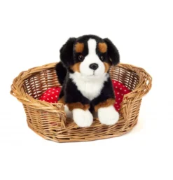 Peluche Bouvier Bernois Assis - 21 Cm -Peluches Rêve Promos Teddy HERMANN peluche bouvier bernois assis 21 cm 2