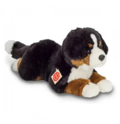 Peluche Bouvier Bernois Couché - 40 Cm