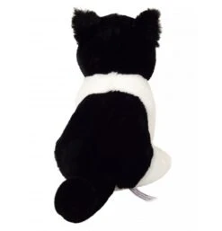 Peluche Chat Assis Noir Et Blanc - 20 Cm -Peluches Rêve Promos Teddy HERMANN peluche chat assis noir et blanc 20 cm 2