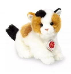 Peluche Chat Calico - 24 Cm