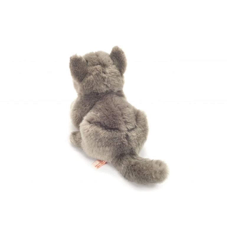 Peluche Chat Chartreux Couché - 20 Cm 4 Peluche Chat Chartreux Couché - 20 Cm – Image 4