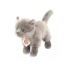 Peluche Chat Chartreux Debout - 20 Cm