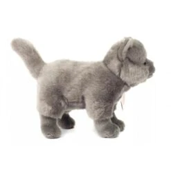 Peluche Chat Chartreux Debout - 20 Cm -Peluches Rêve Promos Teddy HERMANN peluche chat chartreux debout 20 cm 2