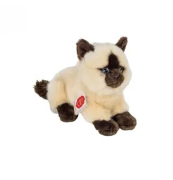 Peluche Chat Siamois - 20 Cm