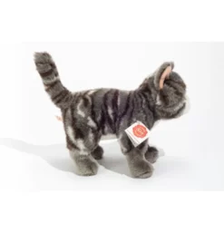 Peluche Chat Tigré Gris Debout - 20 Cm -Peluches Rêve Promos Teddy HERMANN peluche chat tigre gris debout 20 cm 2