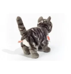 Peluche Chat Tigré Gris Debout - 20 Cm -Peluches Rêve Promos Teddy HERMANN peluche chat tigre gris debout 20 cm 3