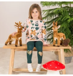 Peluches Rêve Promos Teddy HERMANN -Peluches Rêve Promos Teddy HERMANN peluche chevreuil 30 cm 1