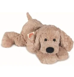Peluche Chien Beige Souple - 40 Cm