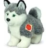 Peluche Chien Husky Debout - 23 Cm