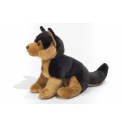Peluche Chiot Berger Allemand Assis - 30 Cm