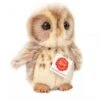 Peluche Chouette Brun Clair - 16 Cm