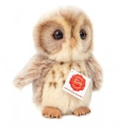 Peluche Chouette Brun Clair - 16 Cm