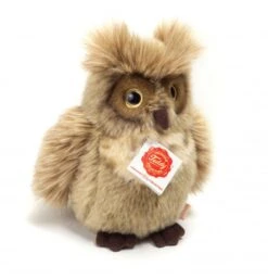 Peluche Chouette Gris-marron - 17 Cm