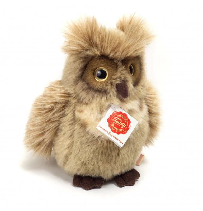 Peluche Chouette Gris-marron - 17 Cm 1 Peluche Chouette Gris-marron - 17 Cm