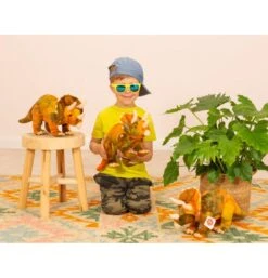 Peluche Dinosaure Tricératops - 42 Cm 11 Peluche Dinosaure Tricératops - 42 Cm -Peluches Rêve Promos Teddy HERMANN peluche dinosaure triceratops 42 cm 5
