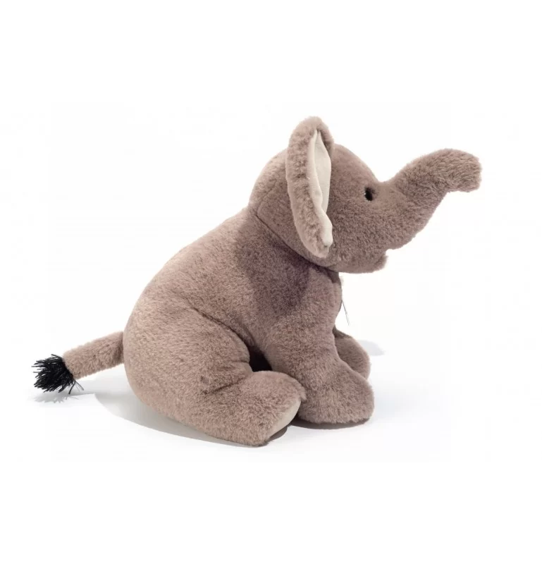 Peluche éléphant Assis - 35 Cm 2 Peluche éléphant Assis - 35 Cm – Image 2