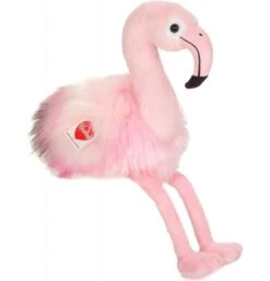 Peluche Flamant Rose Flora - 35 Cm
