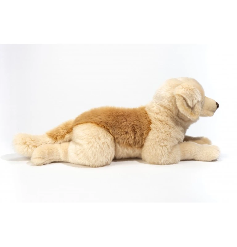 Peluche Golden Retriever Couché - 60 Cm 2 Peluche Golden Retriever Couché - 60 Cm – Image 2