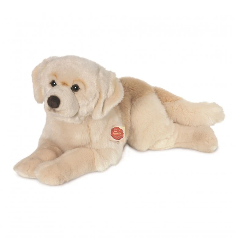 Peluche Golden Retriever Couché - 60 Cm 1 Peluche Golden Retriever Couché - 60 Cm