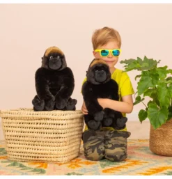 Peluche Gorille De Montagne Assis - 35 Cm -Peluches Rêve Promos Teddy HERMANN peluche gorille de montagne assis 35 cm 2