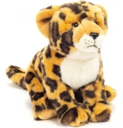 Peluche Léopard Assis - 27 Cm -Peluches Rêve Promos Teddy HERMANN peluche leopard assis 27 cm 2