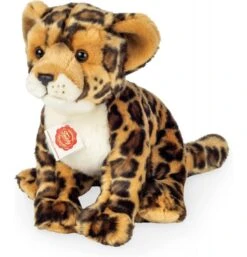 Peluche Léopard Assis - 27 Cm