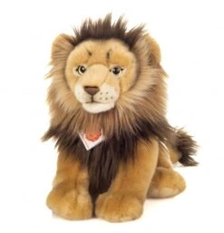 Peluche Lion Assis - 30 Cm