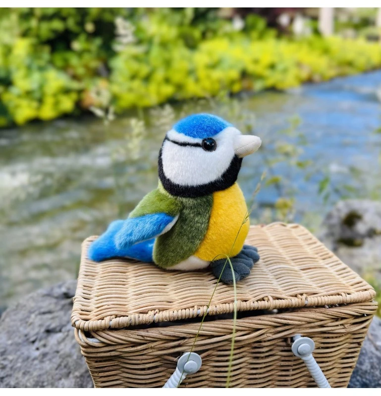 Peluche Mésange Bleue - 12 Cm 3 Peluche Mésange Bleue - 12 Cm – Image 3