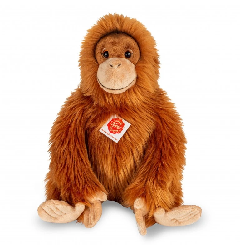 Peluche Orang-outan Assis - 40 Cm 2 Peluche Orang-outan Assis - 40 Cm – Image 2
