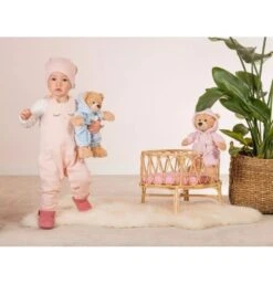 Peluches Rêve Promos Teddy HERMANN -Peluches Rêve Promos Teddy HERMANN peluche ours en pyjama bleu 30 cm 1