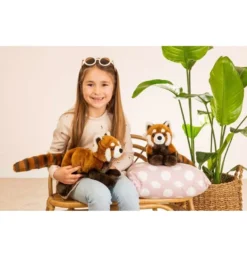 Peluches Rêve Promos Teddy HERMANN -Peluches Rêve Promos Teddy HERMANN peluche panda roux 30 cm 1