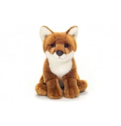 Peluche Renard Roux Assis - 20 Cm -Peluches Rêve Promos Teddy HERMANN peluche renard roux assis 20 cm 3