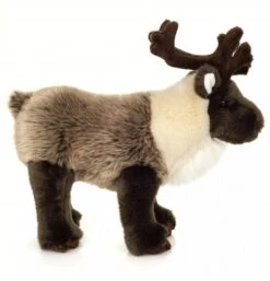 Peluche Renne Debout - 32 Cm -Peluches Rêve Promos Teddy HERMANN peluche renne debout 32 cm 2