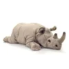 Peluche Rhinocéros Couché - 45 Cm