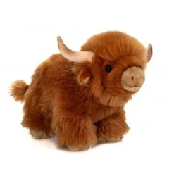 Peluche Vache Highland - 28 Cm
