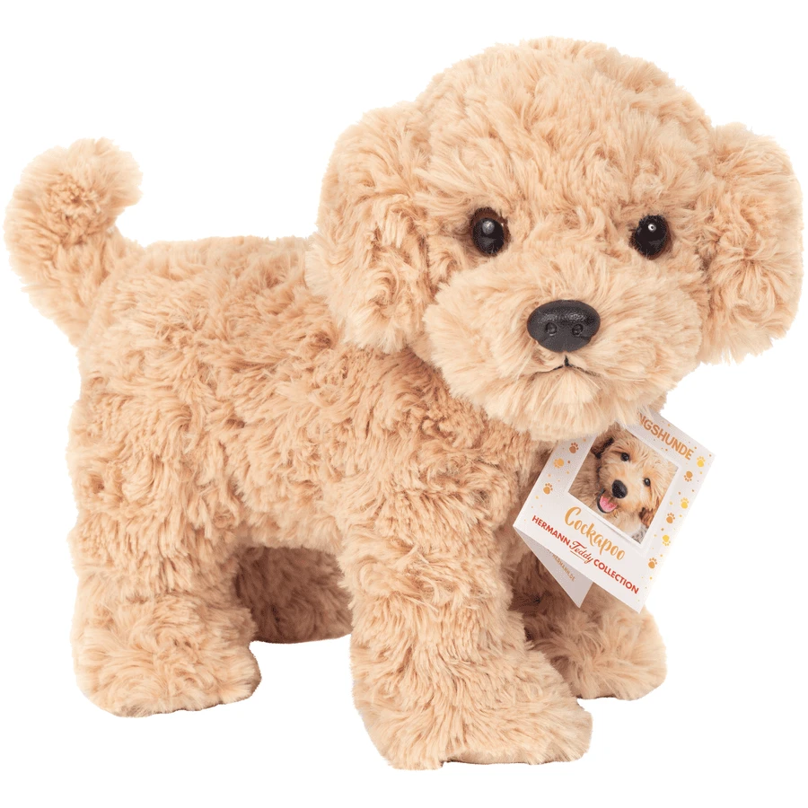 Teddy HERMANN ® Cockapoo Debout Beige, 23 Cm 1 Teddy HERMANN ® Cockapoo Debout Beige, 23 Cm
