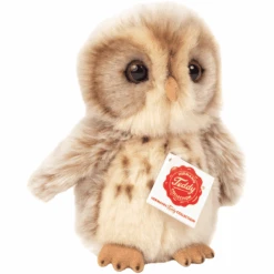 Teddy HERMANN ® Hibou Brun Clair, 16 Cm