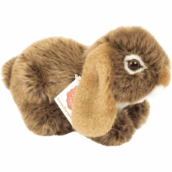 Teddy HERMANN ® Lapin Bélier Brun, 18 Cm